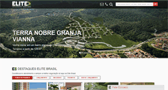 Desktop Screenshot of elitebrasil.com.br
